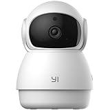 YI 2K Dome Security Camera, 2.4G Smart Indoor Pet Monitoring Cam with Night Vision, 2-Way Audio, Motion Detection, Phone APP, Compatible with Alexa and Google Assistant