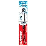 Colgate 360 Advanced Floss-Tip Bristles Toothbrush, Medium Toothbrush, 1 Pack