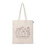 Ecoright Aesthetic Canvas Tote Bag for Women, Reusable Cotton Tote Bag for Grocery, Shopping, Beach & Daily Use