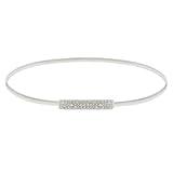 GRACE KARIN Women Metal Skinny Waist Belt with Closure Hook Size M Silver CL633