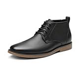 Bruno Marc Men's Chukka Boots Dress Ankle Boots,Black,Size 10,Chukka-1