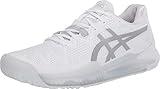 ASICS Women's Gel-Resolution 8 Tennis Shoes, 8, White/Pure Silver