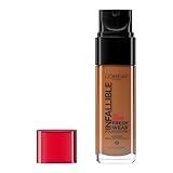 L'Oreal Paris Makeup Infallible Up to 32 Hour Fresh Wear Lightweight Foundation, 515 Copper, 1 Fl Oz, Packaging May Vary