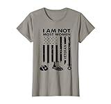 Im Not Most Women Veteran Day USA Flag T-Shirt