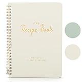 ZICOTO Aesthetic Blank Recipe Book - The Perfect Recipe Notebook to Write in Your Own Recipes - Simplified Blank Cookbook to Organize Your Recipes