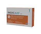 INDICAID Immunochemical Fecal Occult Blood Rapid Test (iFOB) at-Home Stool & Colon Test for Early Detection - FSA/HSA Eligible