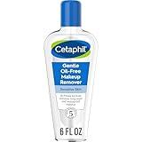 Cetaphil Gentle Waterproof Makeup Remover, Mother's Day Gifts, Oil-Free Formula Suitable for Sensitive Skin, 6.0 Fluid Ounce