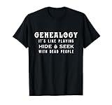 Men's Genealogy Shirt, playing hide & Seek, Genealogist gift T-Shirt