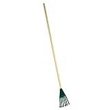 Emsco Group 9010-1AZ 10" Poly Shrub Tight Contour Rake, Green