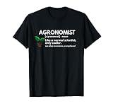 Agronomist Definition Funny Agronomy Gift T-shirt