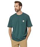 Carhartt Men's Loose Fit Heavyweight Short-Sleeve Pocket T-Shirt, Frosted Balsam Heather