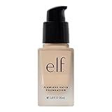 e.l.f. Flawless Finish Foundation, Improves Uneven Skin Tone, Lightweight, Medium Coverage & Semi-Matte, Vegan & Cruelty-Free, Beige 0.68 Fl Oz