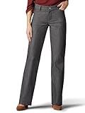 Lee Women's Ultra Lux Comfort with Flex Motion Trouser Pant Carbon Rinse 6 Short