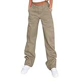 Lepunuo Women's Cotton Casual Military Army Cargo Combat Work Pants