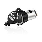 Yourkar Car Cigarette Lighter Socket, Waterproof Cigarette Lighter Plug Socket, 12V Receptacle Lighter Plug Power Supplier for Boat Truck Motorcycle, Car Accessories (Power Socket)