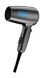 Conair Travel Hair Dryer with Dual Voltage, 1875W Compact Hair Dryer with Folding Handle, Travel Blow Dryer