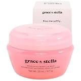 Grace & Stella Award Winning Lip Plumper Nourishing Berry Lip Mask - Lip Balm Hydrating - Lip Moisturizer For Very Dry Lips - Overnight Lip Mask & Lip Treatment & Lip Sleeping Mask - Vegan