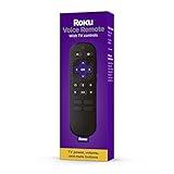 Roku Voice Remote | TV Remote Control with Voice Control, TV Controls, Simple Setup, & Pre-Set App Shortcuts - Replacement Remote Compatible with Roku TV, Roku Players, & Roku Audio