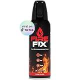 Fire Fix Fire Extinguisher for Home 1-Pack | Made in USA | Emergency Fire Spray Foam for Apartment, Boat, Camping, Car, House, Kitchen & Vehicle | Safety & Survival | Compact, Small, Safe & Easy Use