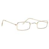 Skeleteen Old Man Costume Glasses - Rectangular Granny Dress Up Eyeglasses - 1 Pair