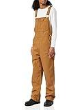 Dickies mens Classic Bib overalls and coveralls workwear apparel, Brown Duck, 36W x 32L US