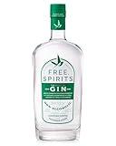 Free Spirits Non-Alcoholic Gin Spirit - Award Winning Gin Alternative - Low Calorie, Vegan, Gluten-Free with B-Vitamins - Natural Ingredients for Delicious Cocktails - 750 ml Bottle