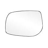 Driver Side Non-heated Mirror Glass w/backing plate, Toyota Corolla US Built, Matrix, 4 7/8" x 7" x 7 1/2"