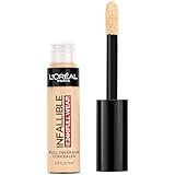 L'Oreal Paris Makeup Infallible Full Wear Waterproof Matte Concealer, Full Coverage, Cashmere, 0.33 fl. oz.