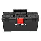 CRAFTSMAN Tool Box, Tool Storage, Lockable, Black, 16 Inch (CMST16005)