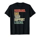 Funny Tech Support T Shirt Christmas Gifts For Dad Husband T-Shirt