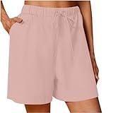 Generic Bermuda Shorts for Women Plus Size Ofertas Prime of Day Deals Today Outlet Amazsale Prime Deals Today Clearance Deals Shop Deals of The Day Womens Capris for Summer Dressy, X-Large