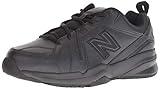 New Balance Men's 608 V5 Casual Comfort Cross Trainer, Black/Black, 9.5 Wide