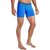 ExOfficio Men's Give-N-Go Sport 2.0 Boxer Brief 6", Lagoon/Steel Blue, X-Large