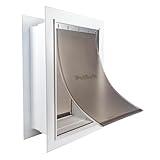 PetSafe Never Rust Wall Entry Pet Door - Telescoping Frame - Insulates Better Than Metal Doors, Energy Efficient Cat & Dog Door - Interior & Exterior Walls, Weatherproof, Easy to Install & Clean - L