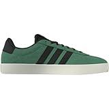 adidas Men's VL Court 3.0 Sneaker, Preloved Green/Black/Off White, 9.5