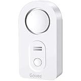 Govee Water Detectors, 100dB Adjustable Audio Alarm Sensor, Sensitive Leak and Drip Alert, for Kitchen Bathroom Basement (Battery Included)