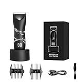 Woyuosn ClipXpert, Cozy Loft Electric Body Hair Trimmer for Men, Electric Groin Hair Trimmer, Waterproof Electric Razor for Men Body Groomer