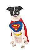 Rubie's DC Comics Pet Costume, Superman, XL (Neck: 20", Girth: 27", Back: 28")