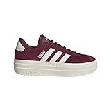 adidas Women's VL Court Sneaker, Maroon/White/Off-White, 8.5