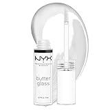 NYX PROFESSIONAL MAKEUP Butter Gloss, Non-Sticky Lip Gloss - Sugar Glass (Clear)