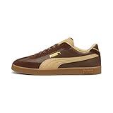 PUMA Men's Club II Era Sneaker, Espresso Brown-Sand Dune Gold, 10.5