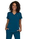 KOI Next Gen 1010 Women's Ready to Work Scrub Top Caribbean Blue XS