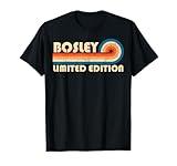 BOSLEY Surname Retro Vintage 80s 90s Birthday Reunion T-Shirt