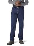 Wrangler Riggs Workwear mens Relaxed Fit Five Pocket jeans, Antique Indigo, 38W x 32L US