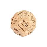 PEUTIER Movie Choice Dice, 1.18 Inch Movie Decision Dice Wooden Date Night Dice Whats for Movie Couples Boyfriend Girlfriend Valentines Birthday