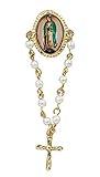 Christian Brand Our Lady of Guadalupe Rosary Lapel Pin