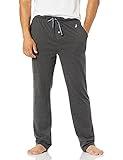 Nautica Men's Soft Knit Sleep Lounge-Pant, Charcoal Heather, Large