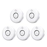 fansitc Water Leak Detectors 5 Pack, 120dB Loud Water Leak Sensor, Fansitc Wireless Water Leakage Alarm, IP66 Waterproof Water Alarm Sensor Device for Home Bathroom, Sink, Laundry, Window, Floods