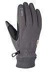 Carhartt Men's Wind Fighter Thermal-Lined Fleece Touch-Sensitive Knit Cuff Glove, Gray, Large (Pack of 1)