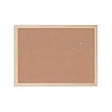 U Brands Cork Bulletin Board, 17 x 23 Inches, Light Birch Wood Frame (265U00-01)